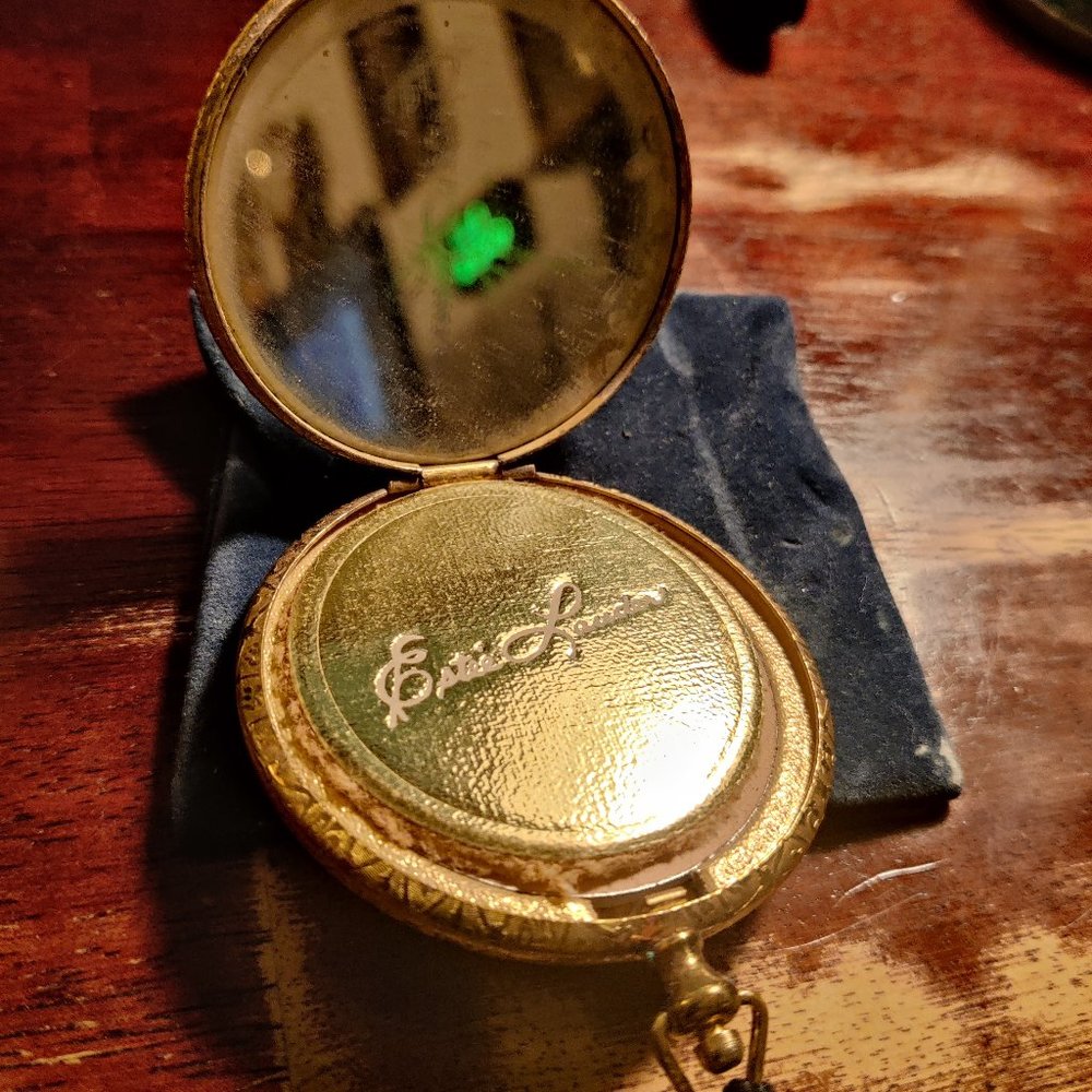 VTG  Estee Lauder gold compact